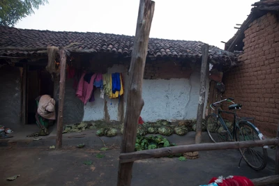 Taken from Dadumunda village in Jujumora area, Sambalpur District. One time use plates made of jungle leafs are popular in almost every part of Odisha. And its an income for people who live near by Jungle. 