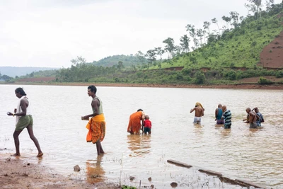 a ritual that performs at the tenth day of a relative's death. Korsabada village, Onkudelli. Malkangiri/2023