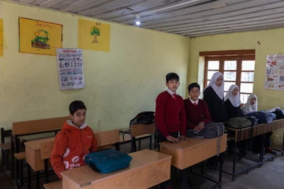 A school in Babagail village, Limber wildlife sanctuary,LoC, Baramulla/2023