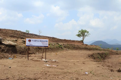 A site occupied for a private project.  On the way to Vallolam Hamlet. 2013 