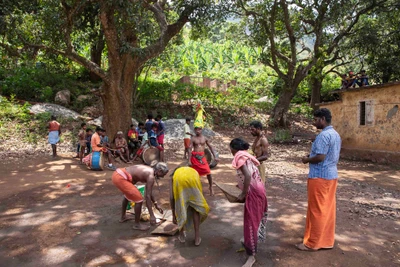 Kurukathikallu hamlet. 2017