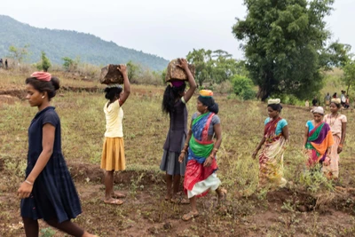 MGRN workers. Bonguru village, Chitrakonda, Malkangiri district/2023