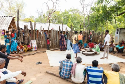 Customs after marriage, Laxmanguda village, Motu, Malkangiri district/2023