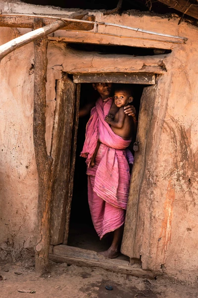 Bonda tribe. Bondagati, Malkangiri dist/2023