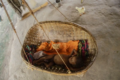 The baby is yet to be named. Taken from Mark Village, Yadira's tehsil, Sukma, Chhattisgarh. 