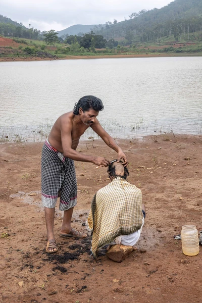 a ritual that performs at the tenth day of a relative's death. Korsabada village, Onkudelli. Malkangiri/2023