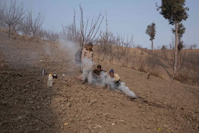 Farmers. Budgam district. 