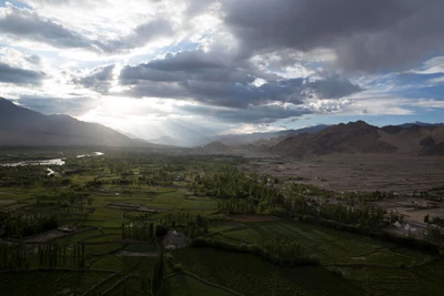 At Thiksey village, Leh district, Ladakh.