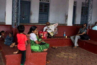 Dharmasthala bus station, Karnataka.