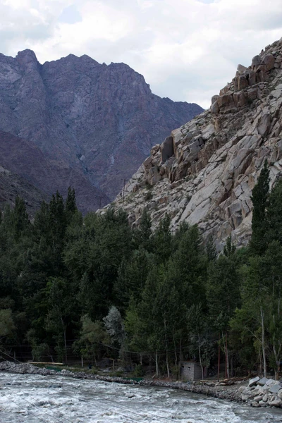 Sindh river, at Kargil.
