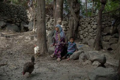 At Hardas village, Kargil.