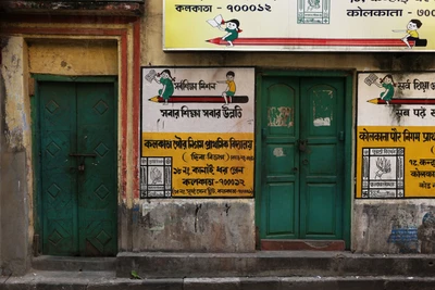 Taken from a street, near college road in Calcutta